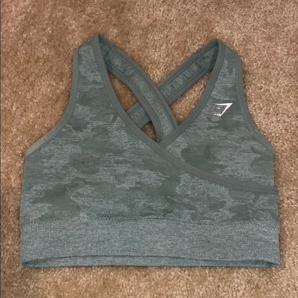 Gymshark Camo Seamless Sports Bra